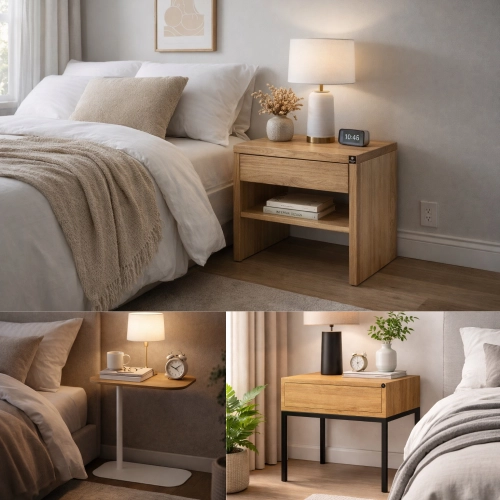 Szafki Nocne z Drewna Litego